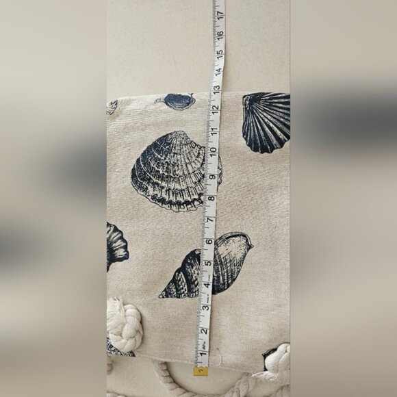 Nautical Print Canvas Tote Bag - Picture 3 of 6